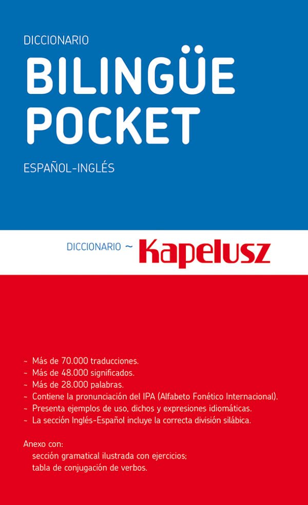 DICCIONARIO BILINGUE POCKET KAPELUSZ ESPAÑOL-INGLES