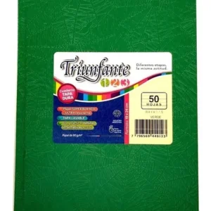 CUADERNO TRIUNFANTE TAPA DURA 50 HOJAS A3, VARIOS COLORES
