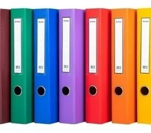 BIBLIORATO LOMO ANGOSTO VARIOS COLORES A4