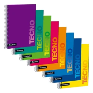 CUADERNO TECNO 40 HOJAS T/FLEXCIBLE, RAYADO
