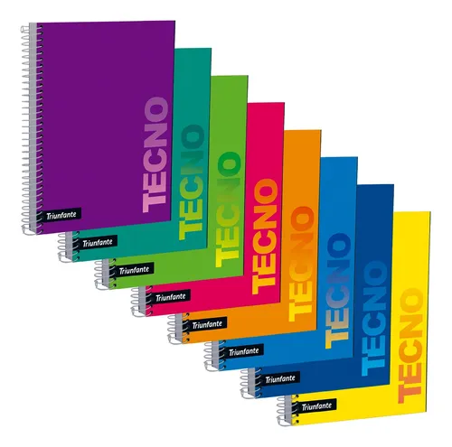 CUADERNO TECNO 40 HOJAS T/FLEXCIBLE, RAYADO