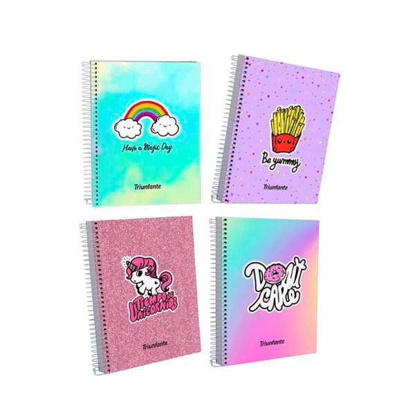 LIBRETAS TRIUNFANTE 80 HOJAS RAYADAS A6