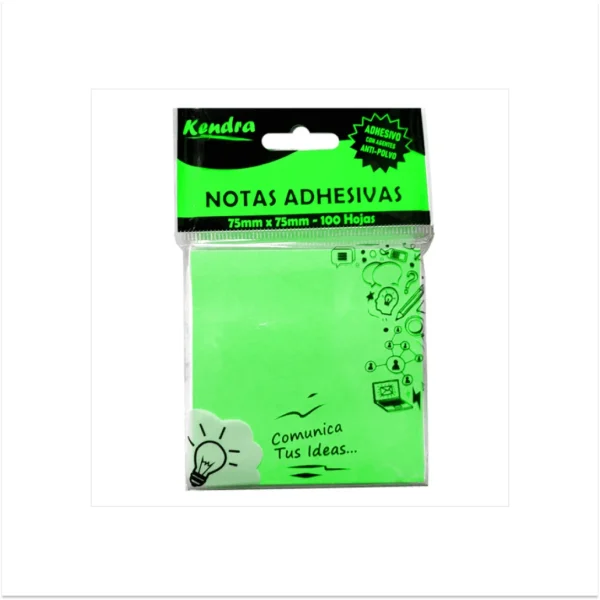NOTAS ADHESIVAS KENDRA VARIOS COLORES