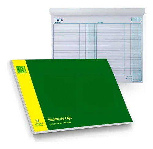 PLANILLA DE CAJA IGNEO 100 HOJAS