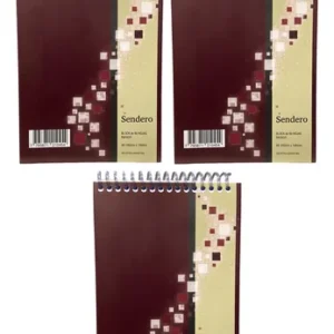 BLOCK SENDERO 80 HOJAS CON ESPIRAL, A6 RAYADOS/CUADRICULADOS