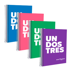 CUADERNO TIPO ABC X100 HOJAS, TRIUNFANTE CUADRICULADOS