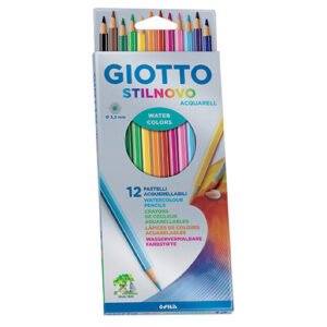 LAPICES DE COLORES ACUARELABLES GIOTTO, 12 COLORES