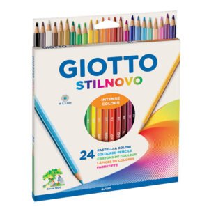 LAPICES DE COLORES STILNOVO GIOTTO, 24 COLORES