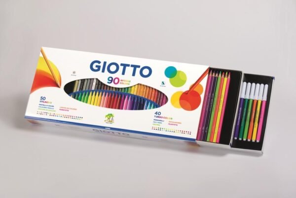 GIOTTO 90!! (LAPICES DE COLORES POR 50 Y FELPAS TURBO POR 40)