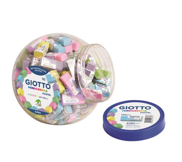 GOMA GIOTTO FLUO Y PASTEL