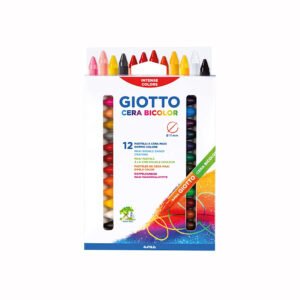 GIOTTO CERA BICOLOR (CRAYON) X12 UNIDADES