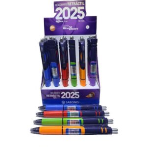 BOLIGRAFO RETRACTIL 2025 SABONIS, NEGRO