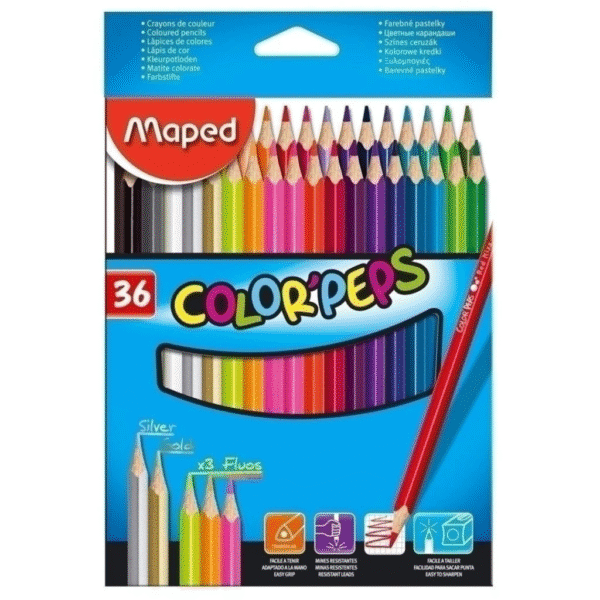 LAPICES DE COLORES MAPED COLOR PEPS X36 UND